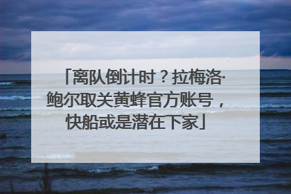 离队倒计时？拉梅洛·鲍尔取关黄蜂官方账号，快船或是潜在下家